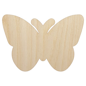 Butterfly Solid Unfinished Wood Shape Piece Cutout for DIY Craft Projects