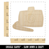 Digital Camera Doodle Unfinished Wood Shape Piece Cutout for DIY Craft Projects