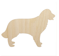 Golden Retriever Dog Solid Unfinished Wood Shape Piece Cutout for DIY Craft Projects