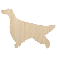 Irish Setter Dog Solid Unfinished Wood Shape Piece Cutout for DIY Craft Projects