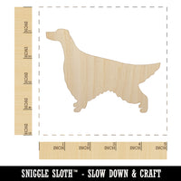 Irish Setter Dog Solid Unfinished Wood Shape Piece Cutout for DIY Craft Projects