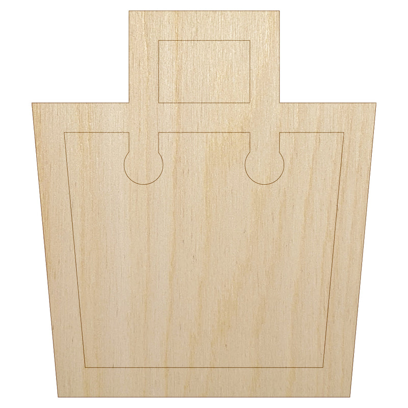 Purse Outline Shopping Unfinished Wood Shape Piece Cutout for DIY Craft Projects