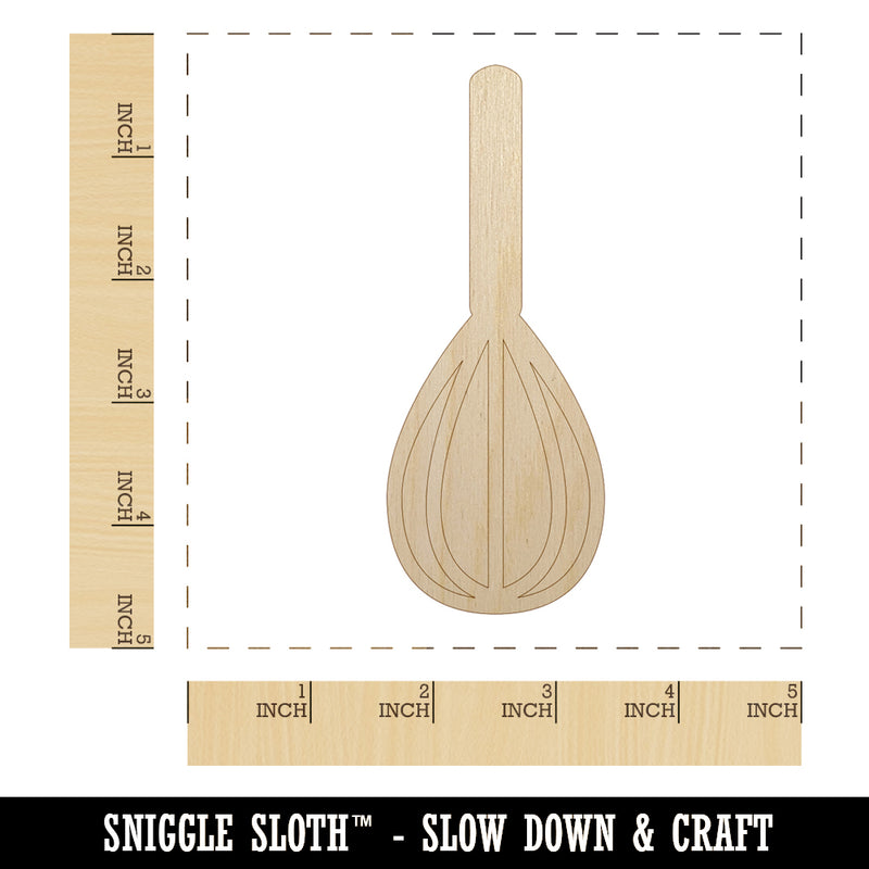 Whisk French Whip Cooking Baking Unfinished Wood Shape Piece Cutout for DIY Craft Projects