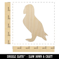 Puffin Bird Solid Unfinished Wood Shape Piece Cutout for DIY Craft Projects