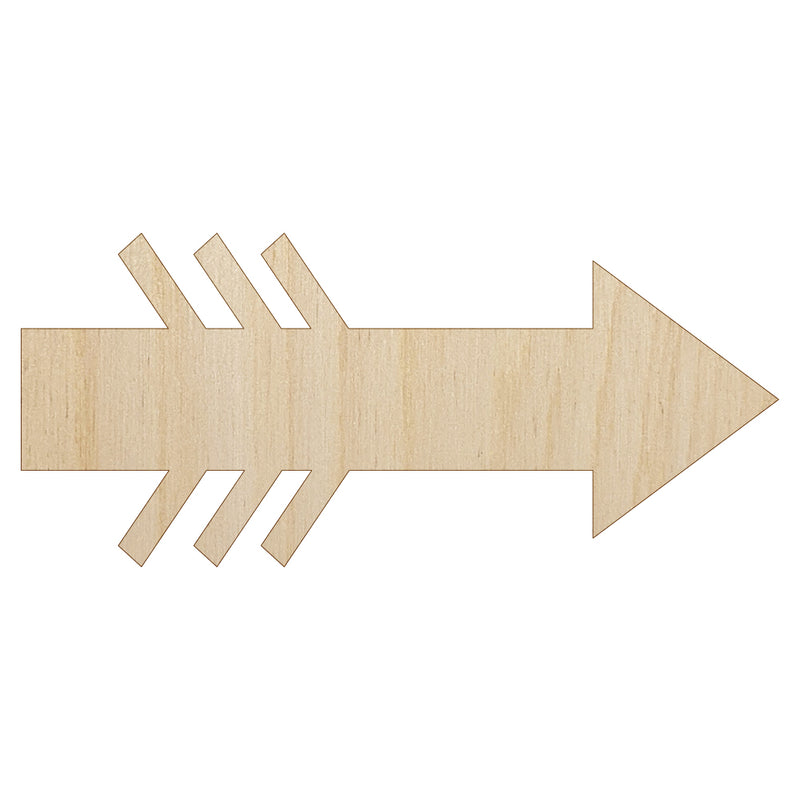 Fun Arrow Unfinished Wood Shape Piece Cutout for DIY Craft Projects