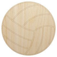 Volleyball Sport Unfinished Wood Shape Piece Cutout for DIY Craft Projects