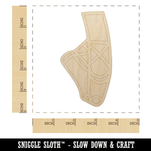 Ballet Ballerina Slippers Unfinished Wood Shape Piece Cutout for DIY Craft Projects