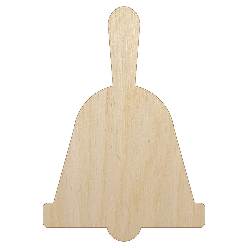 Bell Solid Unfinished Wood Shape Piece Cutout for DIY Craft Projects