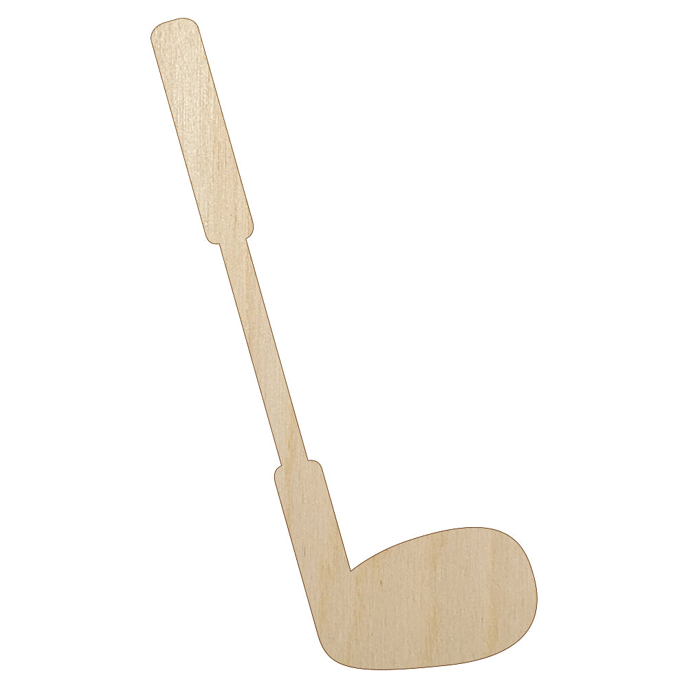 Golf Club Unfinished Wood Shape Piece Cutout for DIY Craft Projects