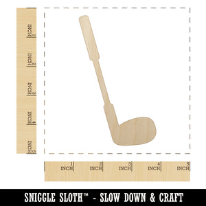 Golf Club Unfinished Wood Shape Piece Cutout for DIY Craft Projects