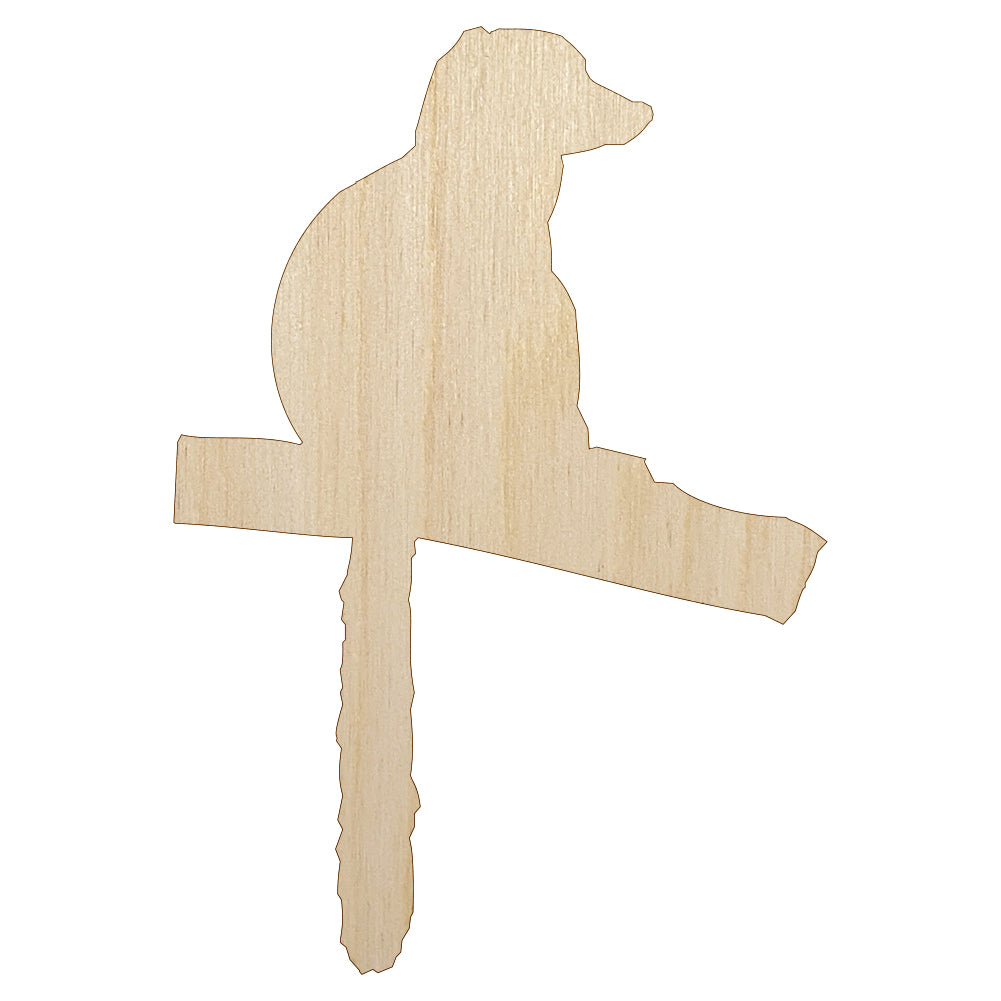 Lemur Solid Unfinished Wood Shape Piece Cutout for DIY Craft Projects