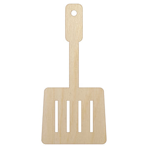 Spatula Cooking BBQ Unfinished Wood Shape Piece Cutout for DIY Craft Projects