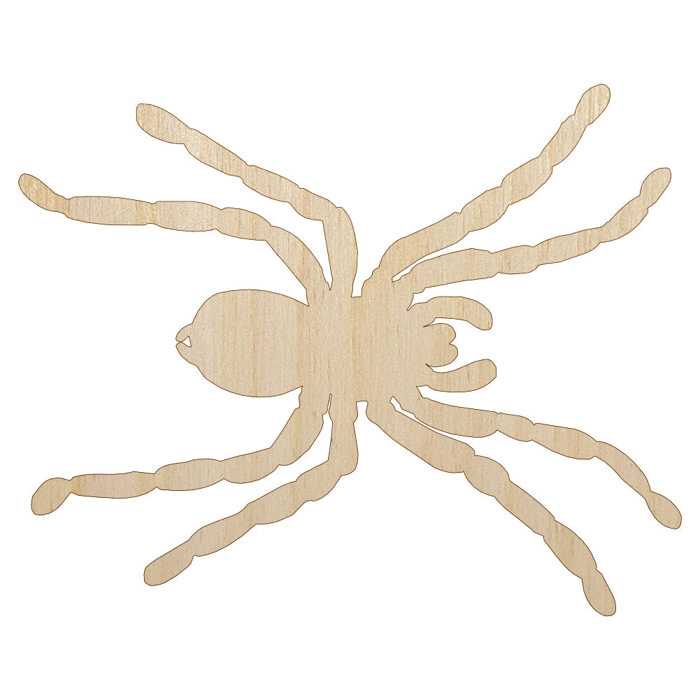 Spider Solid Unfinished Wood Shape Piece Cutout for DIY Craft Projects