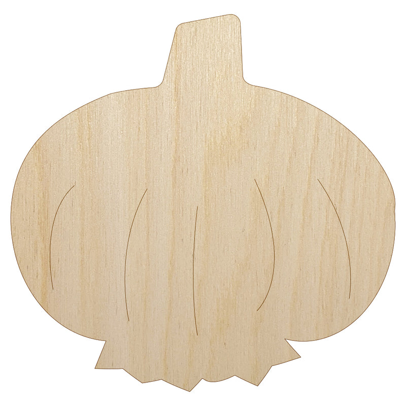 Garlic Doodle Unfinished Wood Shape Piece Cutout for DIY Craft Projects