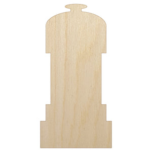 Pepper Grinder Solid Unfinished Wood Shape Piece Cutout for DIY Craft Projects