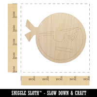 Pirate Face Unfinished Wood Shape Piece Cutout for DIY Craft Projects