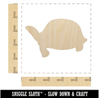 Tortoise Turtle Solid Unfinished Wood Shape Piece Cutout for DIY Craft Projects