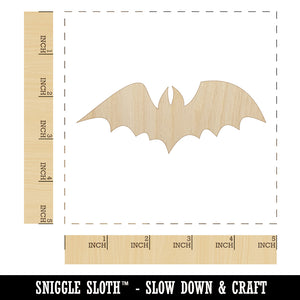 Bat Halloween Unfinished Wood Shape Piece Cutout for DIY Craft Projects