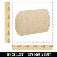 Log Tree Doodle Unfinished Wood Shape Piece Cutout for DIY Craft Projects