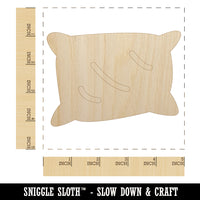 Pillow Sleep Doodle Unfinished Wood Shape Piece Cutout for DIY Craft Projects