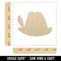 Bavarian Hat German Oktoberfest Unfinished Wood Shape Piece Cutout for DIY Craft Projects