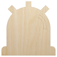 Siren Police Fire Law Enforcement Unfinished Wood Shape Piece Cutout for DIY Craft Projects