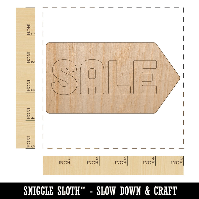 Sale Arrow Sign Unfinished Wood Shape Piece Cutout for DIY Craft Projects
