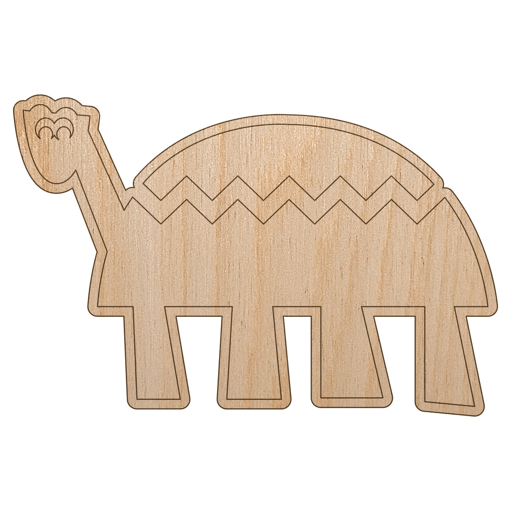Totally Turtle Unfinished Wood Shape Piece Cutout for DIY Craft Projects