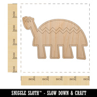 Totally Turtle Unfinished Wood Shape Piece Cutout for DIY Craft Projects