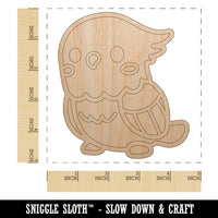 Kawaii Cute Cockatiel Bird Unfinished Wood Shape Piece Cutout for DIY Craft Projects