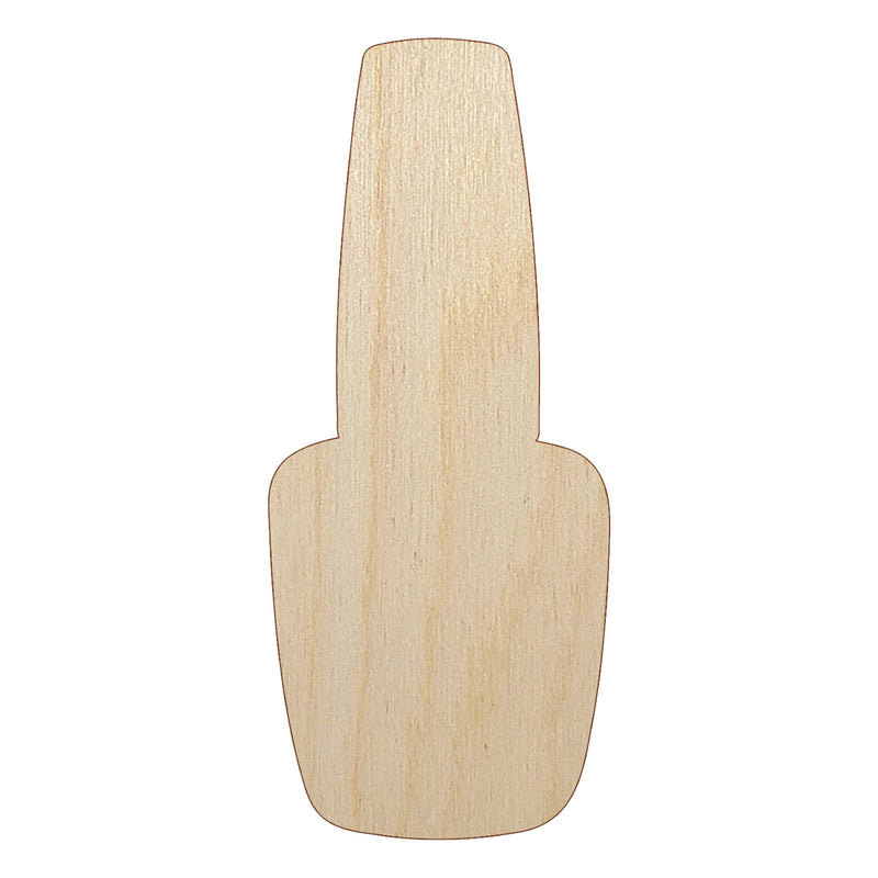 Cute Nail Polish Unfinished Wood Shape Piece Cutout for DIY Craft Projects