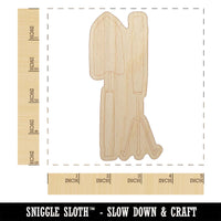 Gardening Tools Trowel Hand Rake Unfinished Wood Shape Piece Cutout for DIY Craft Projects