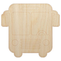 City Bus Stop Public Transportation icon Unfinished Wood Shape Piece Cutout for DIY Craft Projects