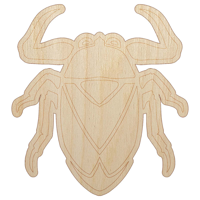 Giant Water Bug Aquatic Insect Unfinished Wood Shape Piece Cutout for DIY Craft Projects