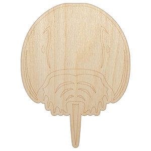 Horseshoe Crab Unfinished Wood Shape Piece Cutout for DIY Craft Projects