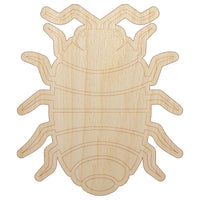 Isopod Pill Bug Woodlouse Unfinished Wood Shape Piece Cutout for DIY Craft Projects