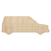 Station Wagon Family Car Vehicle Automobile Unfinished Wood Shape Piece Cutout for DIY Craft Projects