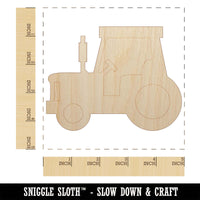 Tractor Farm Vehicle Unfinished Wood Shape Piece Cutout for DIY Craft Projects