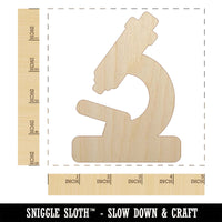 Microscope Biology Science Unfinished Wood Shape Piece Cutout for DIY Craft Projects