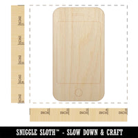 Mobile Tablet Phone Unfinished Wood Shape Piece Cutout for DIY Craft Projects