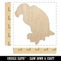 Condor Vulture Bird Unfinished Wood Shape Piece Cutout for DIY Craft Projects
