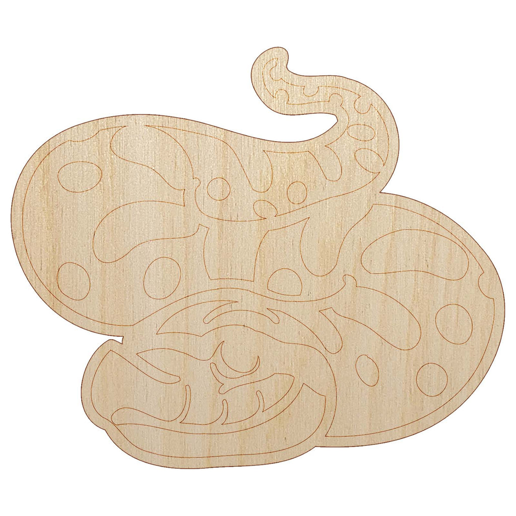 Cute Hognose Snake Unfinished Wood Shape Piece Cutout for DIY Craft Projects