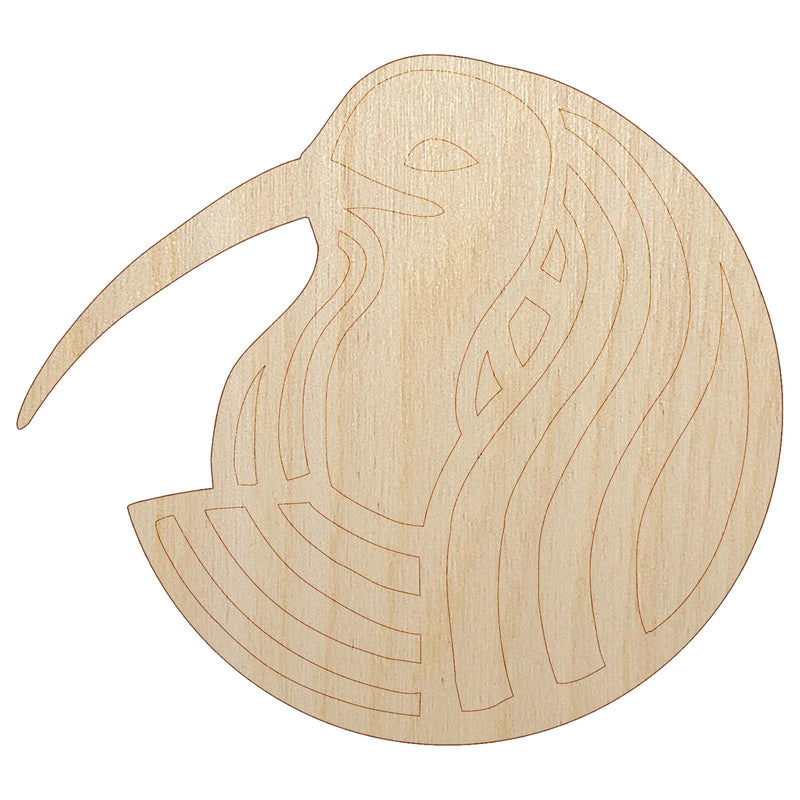 Thoth Head Egyptian God of Knowledge Unfinished Wood Shape Piece Cutout for DIY Craft Projects