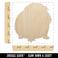 Sweet Himalayan Guinea Pig Unfinished Wood Shape Piece Cutout for DIY Craft Projects