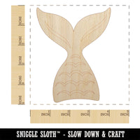 Mermaid Tail Unfinished Wood Shape Piece Cutout for DIY Craft Projects