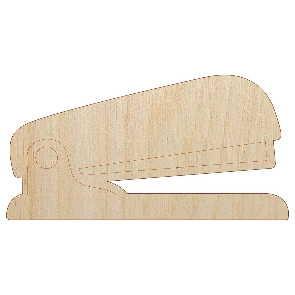 Stapler Office Supplies Unfinished Wood Shape Piece Cutout for DIY Craft Projects
