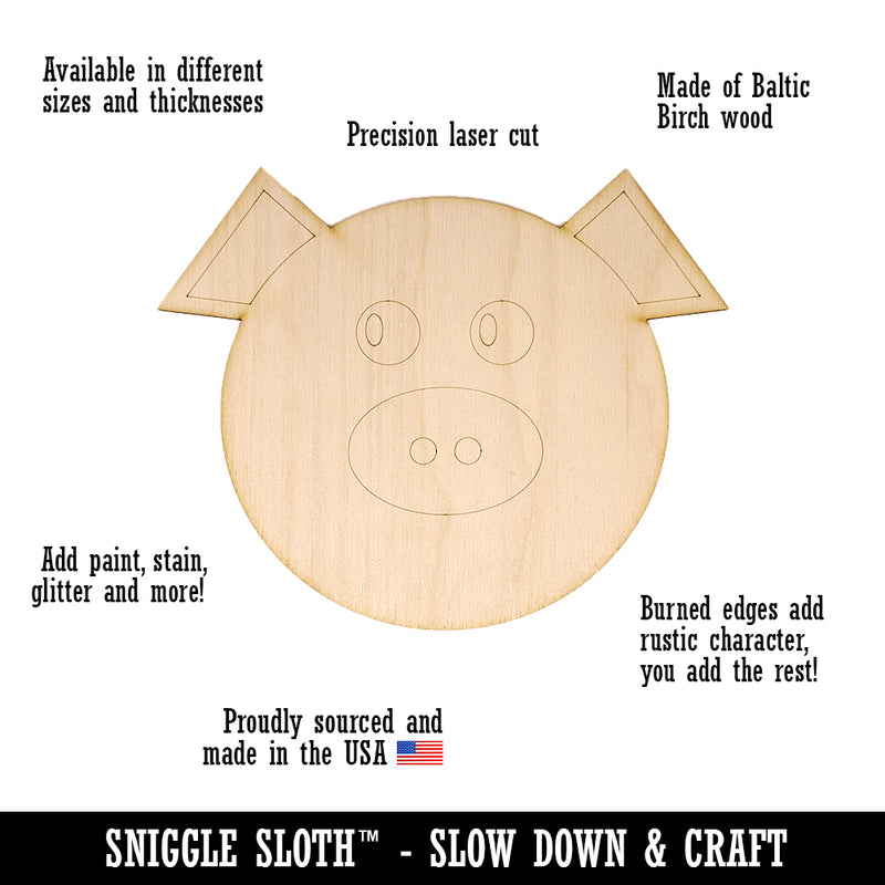 Number 9 Nine Cute Typewriter Font Unfinished Wood Shape Piece Cutout for DIY Craft Projects
