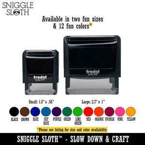 Sold Out Double Underline Self-Inking Rubber Stamp Ink Stamper for Business Office