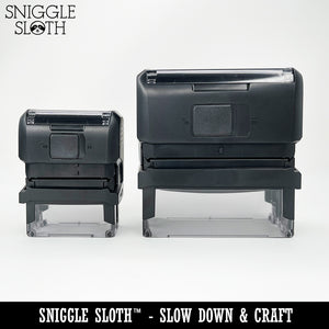 Duplicate Reversed Self-Inking Rubber Stamp Ink Stamper for Business Office