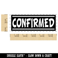 Confirmed Reversed Self-Inking Rubber Stamp Ink Stamper for Business Office